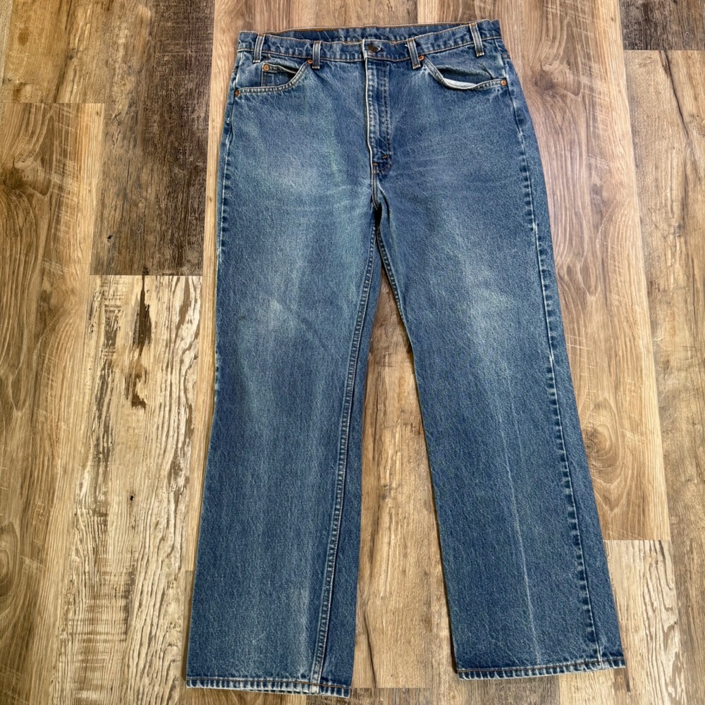 Vintage 1970's Levi's 517 Bootcut Mens 38x30 (Fits 34x29) Orange Tab Made in USA